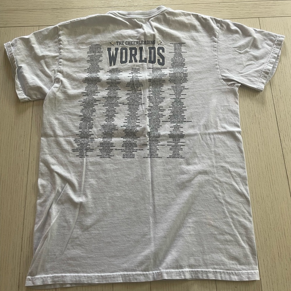 2018 cheerleading worlds tee shirt - Picture 2 of 4